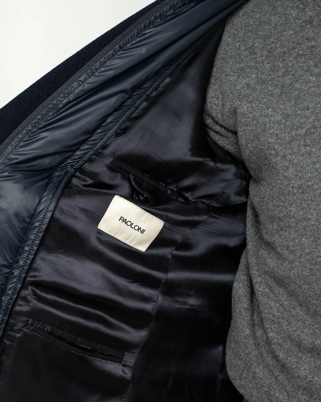 ABRIGO DE LANA Y CASHMERE CON FORRO PAOLONI - Imagen 4