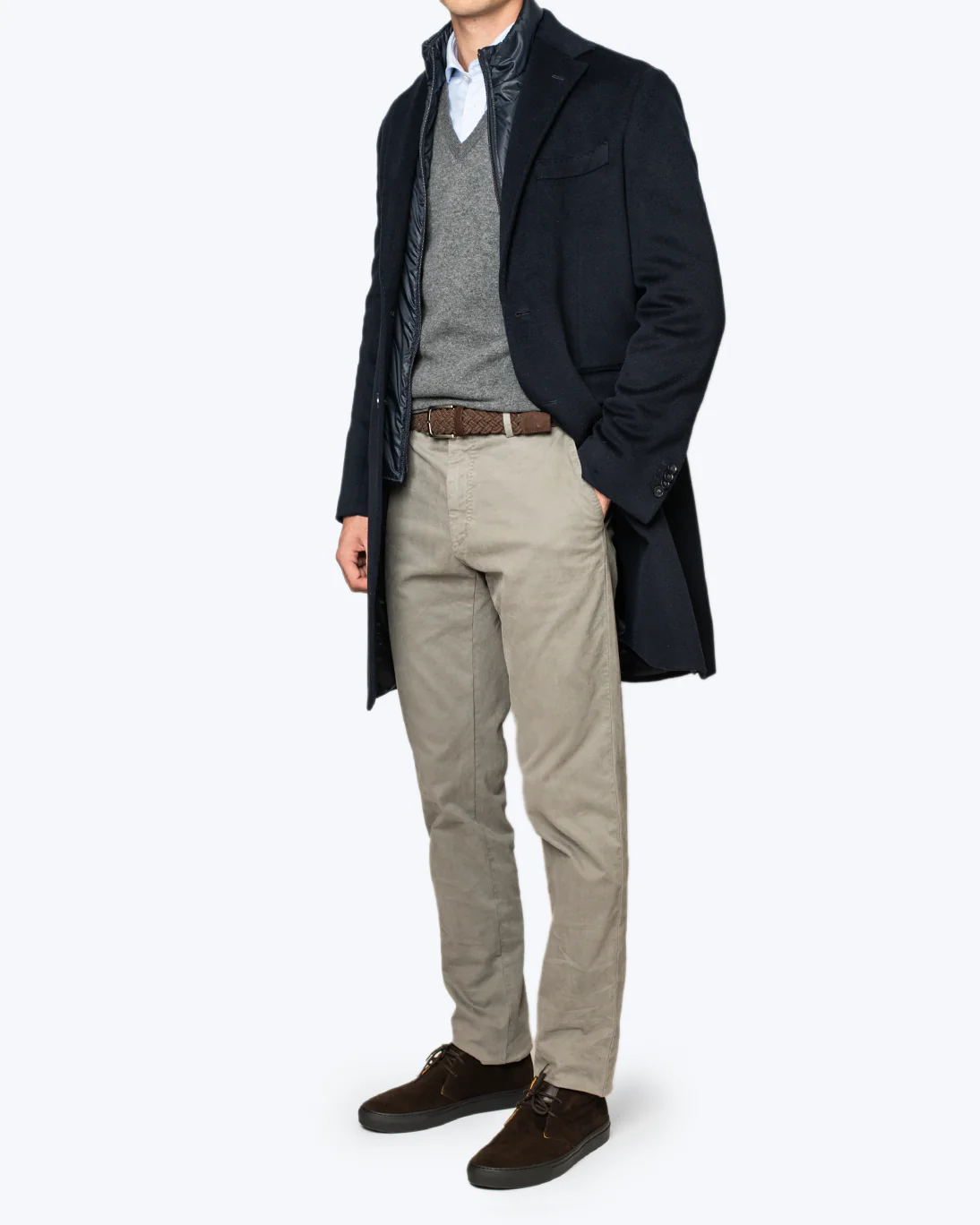 ABRIGO DE LANA Y CASHMERE CON FORRO PAOLONI - Imagen 7