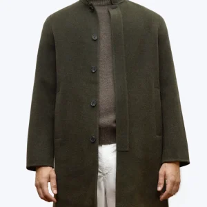 ABRIGO VERDE DE LANA RECICLADA ECOALF