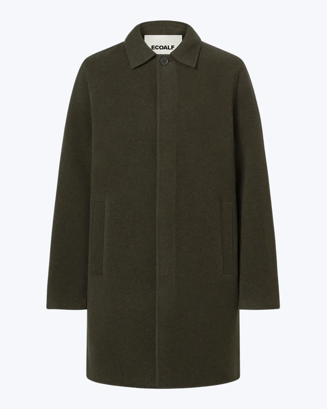 ABRIGO VERDE DE LANA RECICLADA ECOALF - Imagen 5