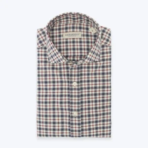 CAMISA DE CUADROS AZULES Y ROJOS GHIRARDELLI