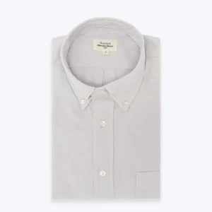 CAMISA CON CUELLO ABOTONADO GRIS CLARO HARTFORD