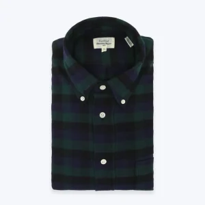CAMISA ESCOCESA AZUL Y VERDE HARTFORD