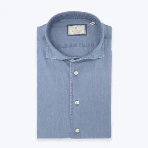 CAMISA DENIM CLARO BASTONCINO