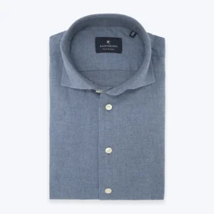 CAMISA AZUL BASTONCINO