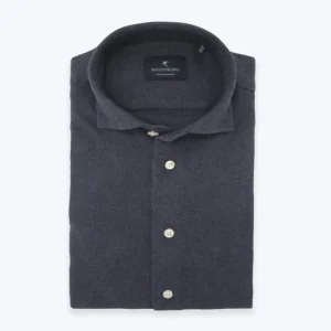 CAMISA AZUL MARINO BASTONCINO