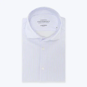 CAMISA BLANCA CON RAYAS AZULES HOMEWARD