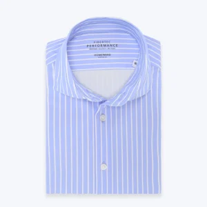 CAMISA AZUL DE RAYAS HOMEWARD