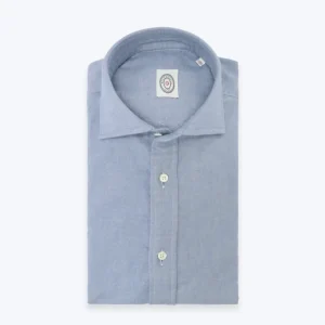 CAMISA DE FRANELA AZUL CLARO BOLZONELLA