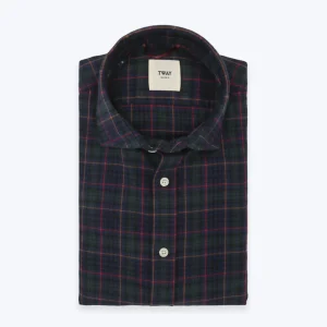 CAMISA ESCOCESA AZUL TWAY