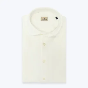 CAMISA DE PIQUÉ BLANCA SONRISA