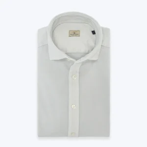 CAMISA DE PIQUÉ GRIS SONRISA