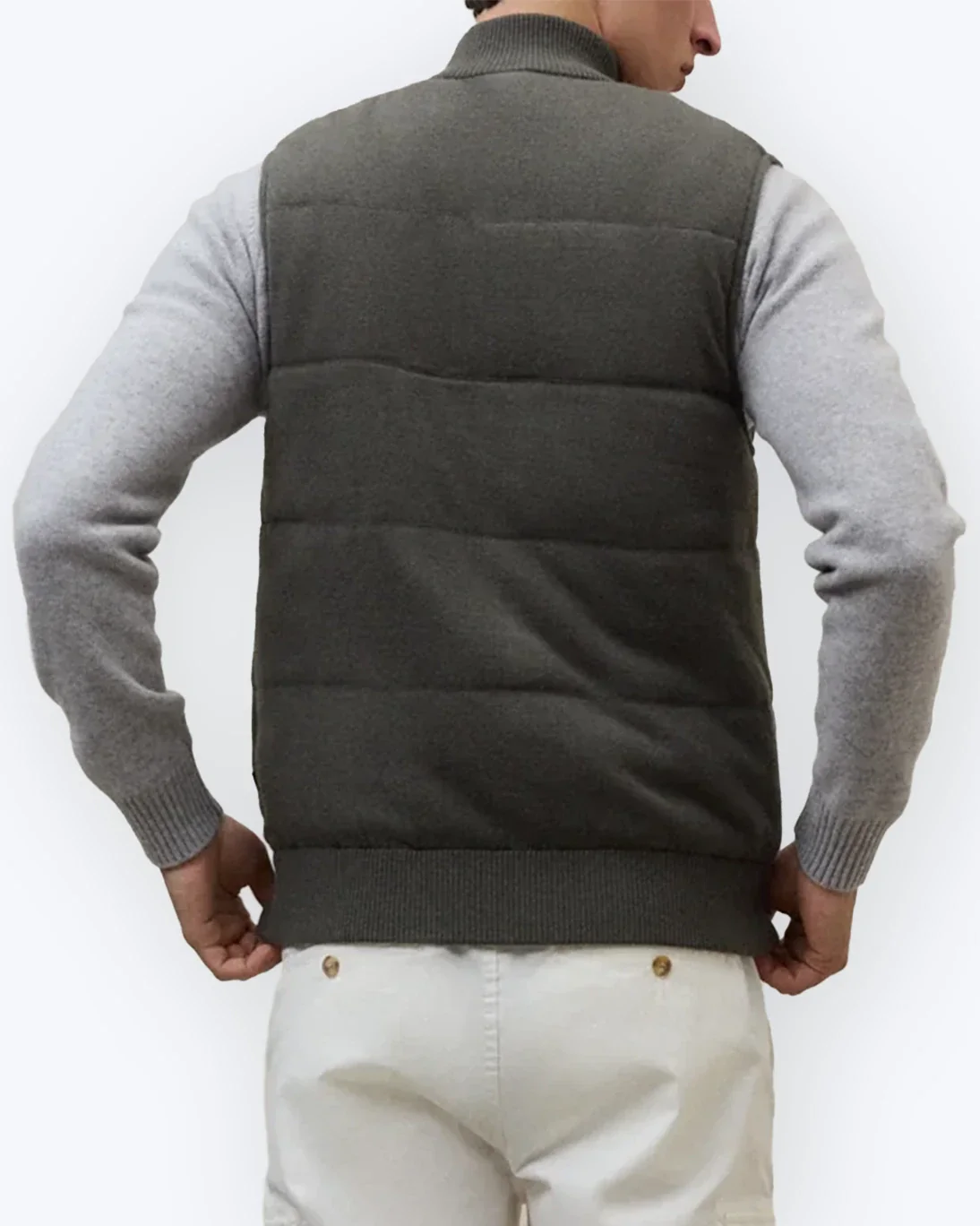 CHALECO CON CREMALLERA VERDE ECOALF - Imagen 5