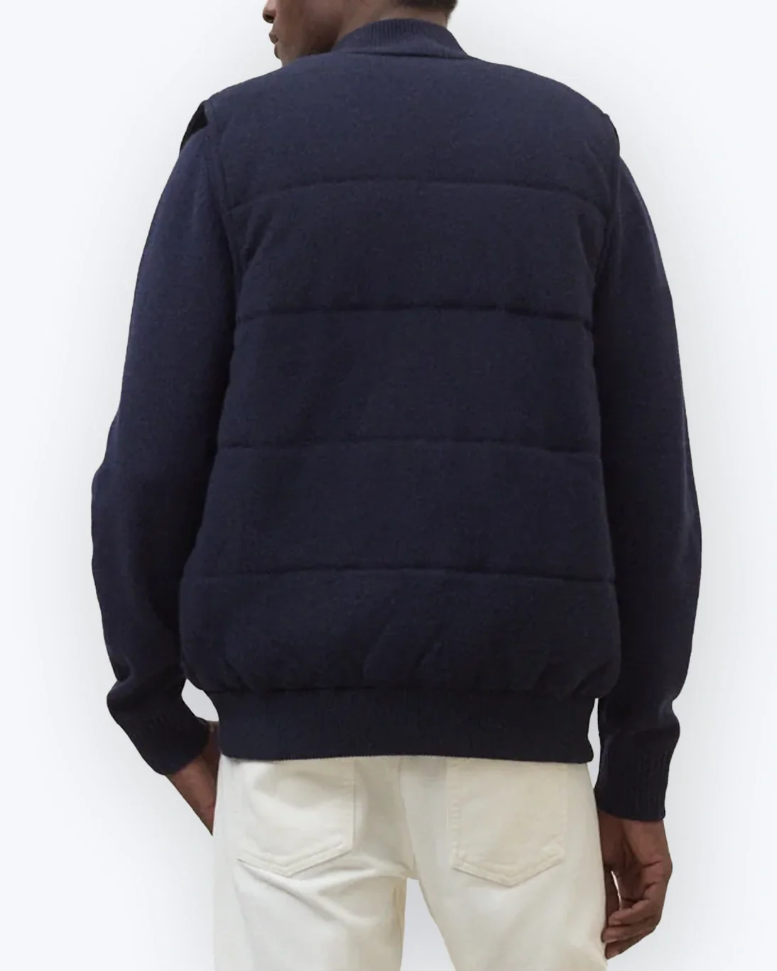 CHALECO CON CREMALLERA AZUL ECOALF - Imagen 3