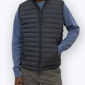 CHALECO DE PLUMAS GRIS ECOALF