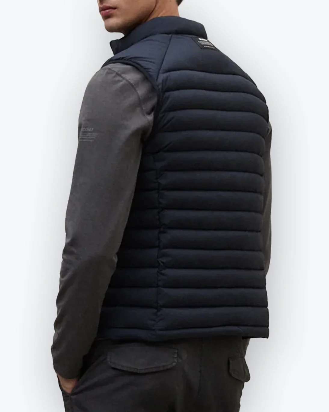 CHALECO DE PLUMAS AZUL ECOALF - Imagen 3