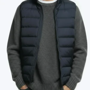 CHALECO DE PLUMAS AZUL SEVENTY