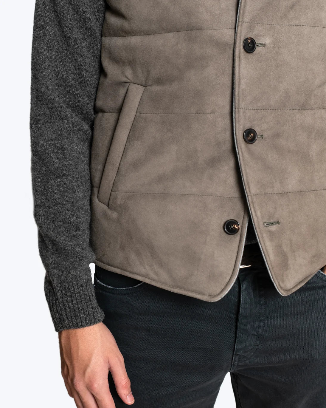 CHALECO DE PLUMA TOPO RVL - Imagen 3