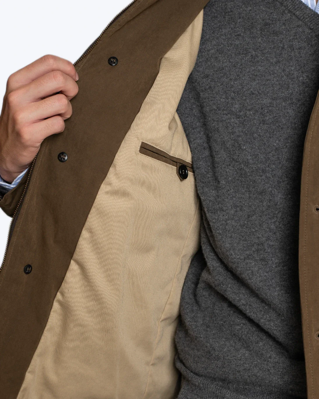 CAZADORA VERDE ZEROSETTANTA - Imagen 3