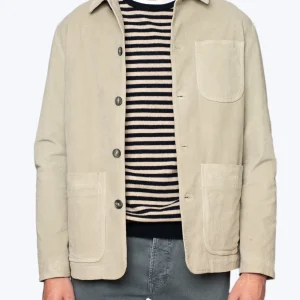 CAZADORA DE MICROPANA BEIGE ALTEA