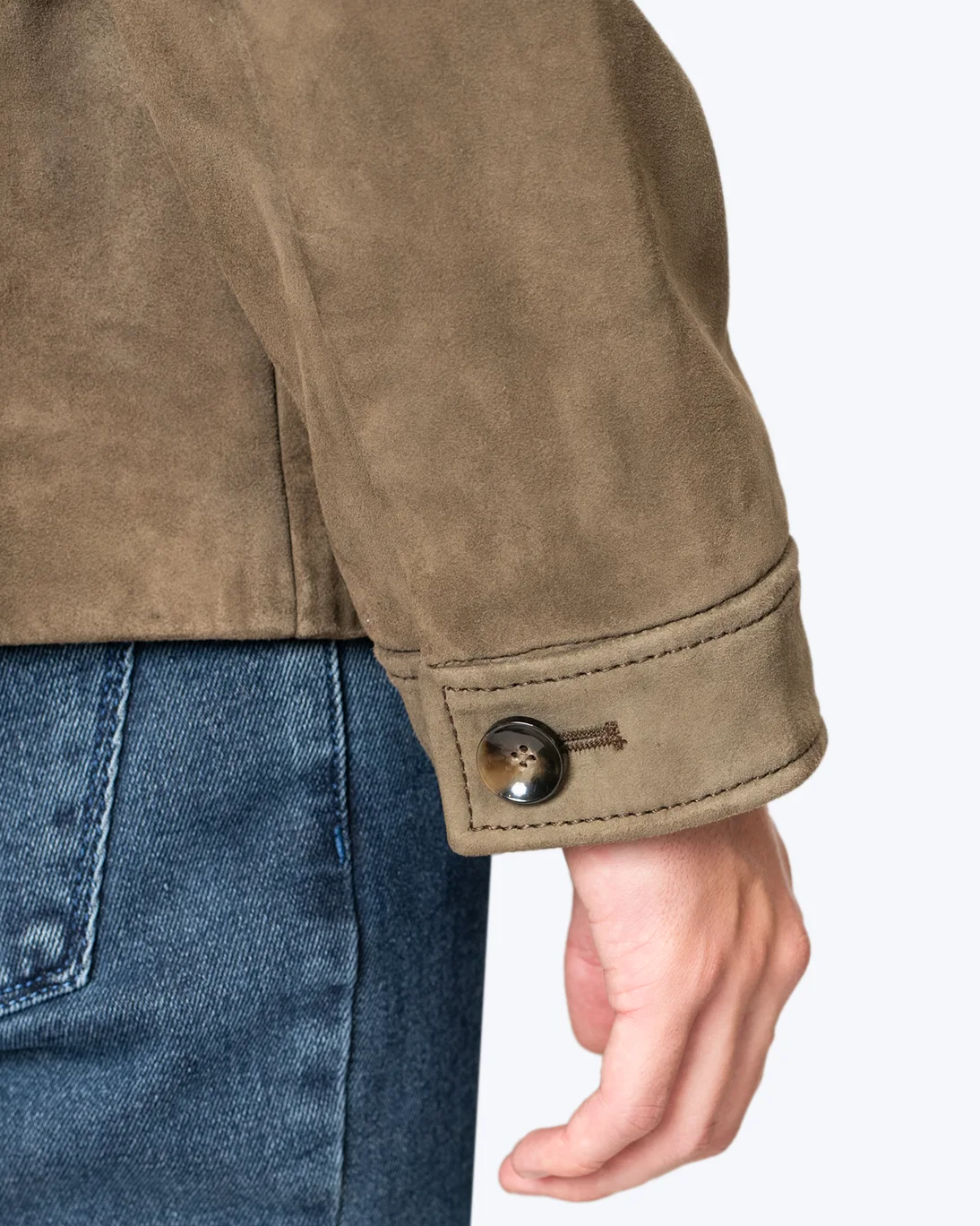 CAZADORA VERDE DE PIEL THE JACK LEATHERS - Imagen 5