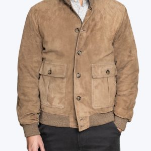 CAZADORA DE ANTE BEIGE VALSTAR