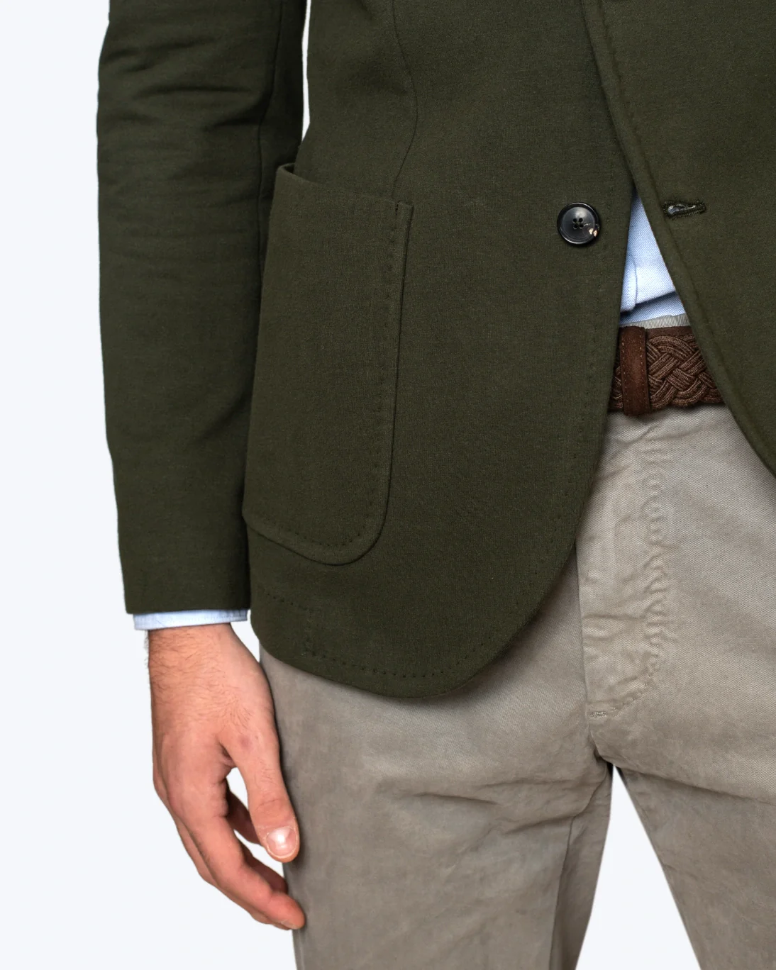 BLAZER VERDE DE ALGODÓN CIRCOLO - Imagen 3