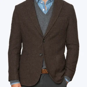 BLAZER DE LANA MARRÓN CIRCOLO