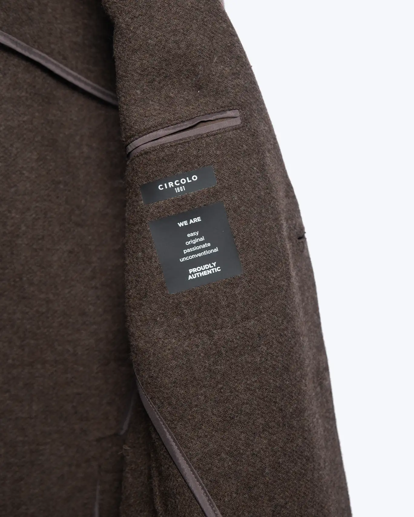 BLAZER DE LANA MARRÓN CIRCOLO - Imagen 7