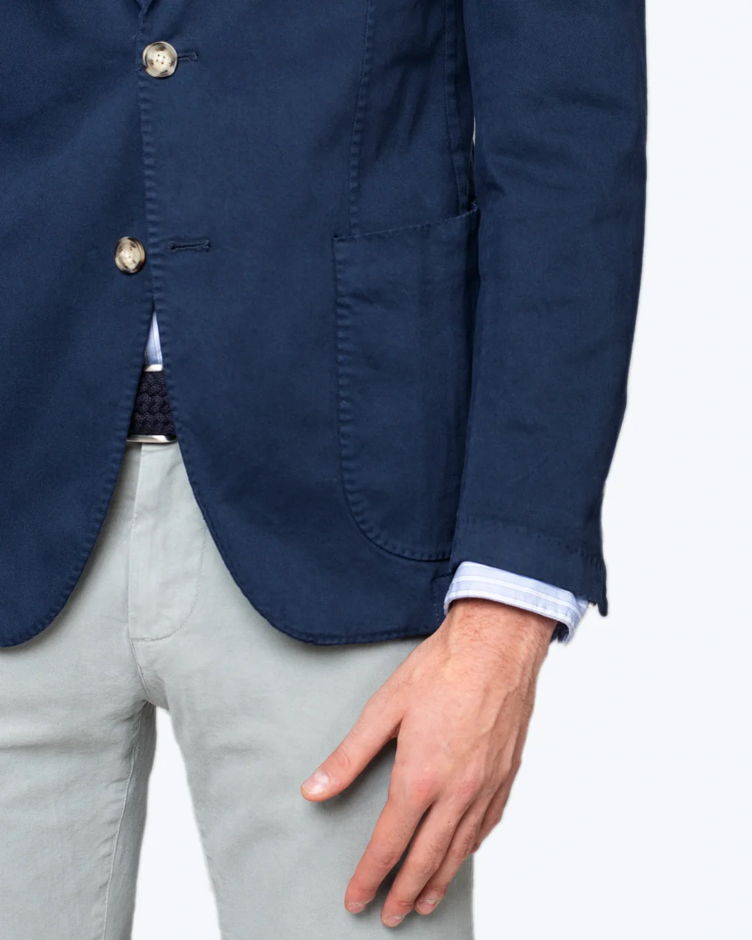 BLAZER AZUL JERRY KEY - Imagen 3