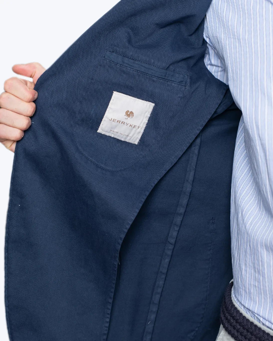 BLAZER AZUL JERRY KEY - Imagen 5