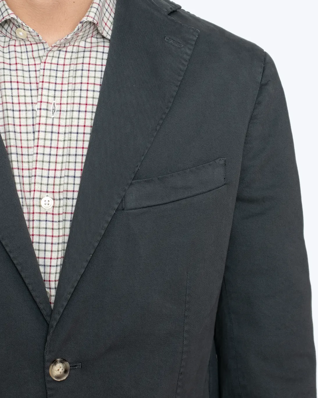 BLAZER GRIS OSCURO DE ALGODÓN JERRY KEY - Imagen 4