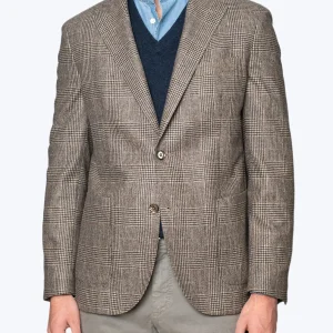 BLAZER DE LANA PATA DE GALLO MARRÓN L.B.M 1911