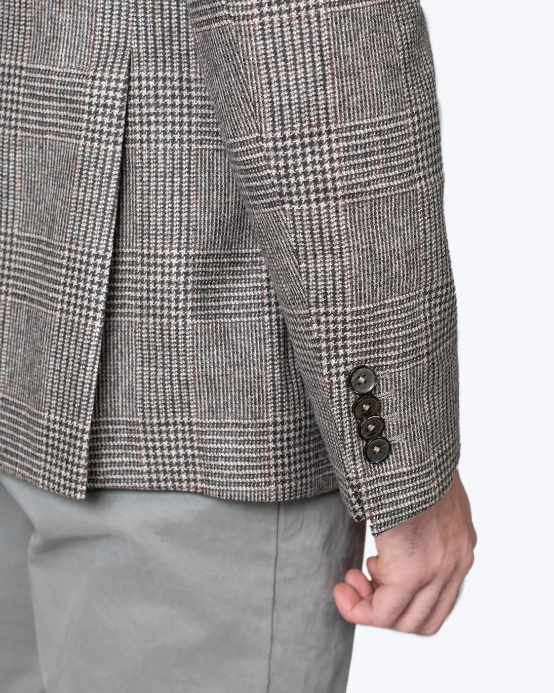 BLAZER DE LANA PATA DE GALLO MARRÓN L.B.M 1911 - Imagen 8