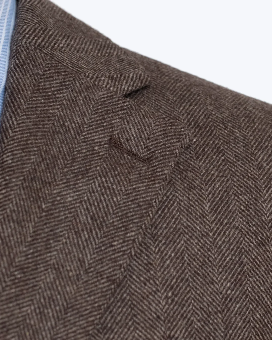 BLAZER ESPIGA MARRÓN DE LANA L.B.M 1911 - Imagen 9