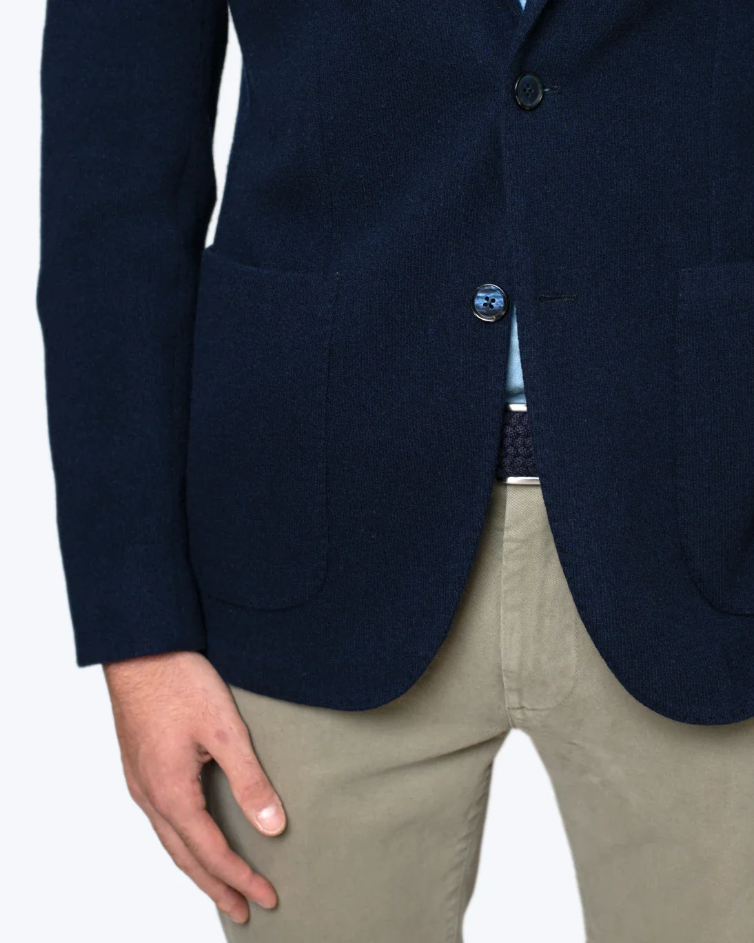 BLAZER DE CASHMERE NAVY L.B.M 1911 - Imagen 3