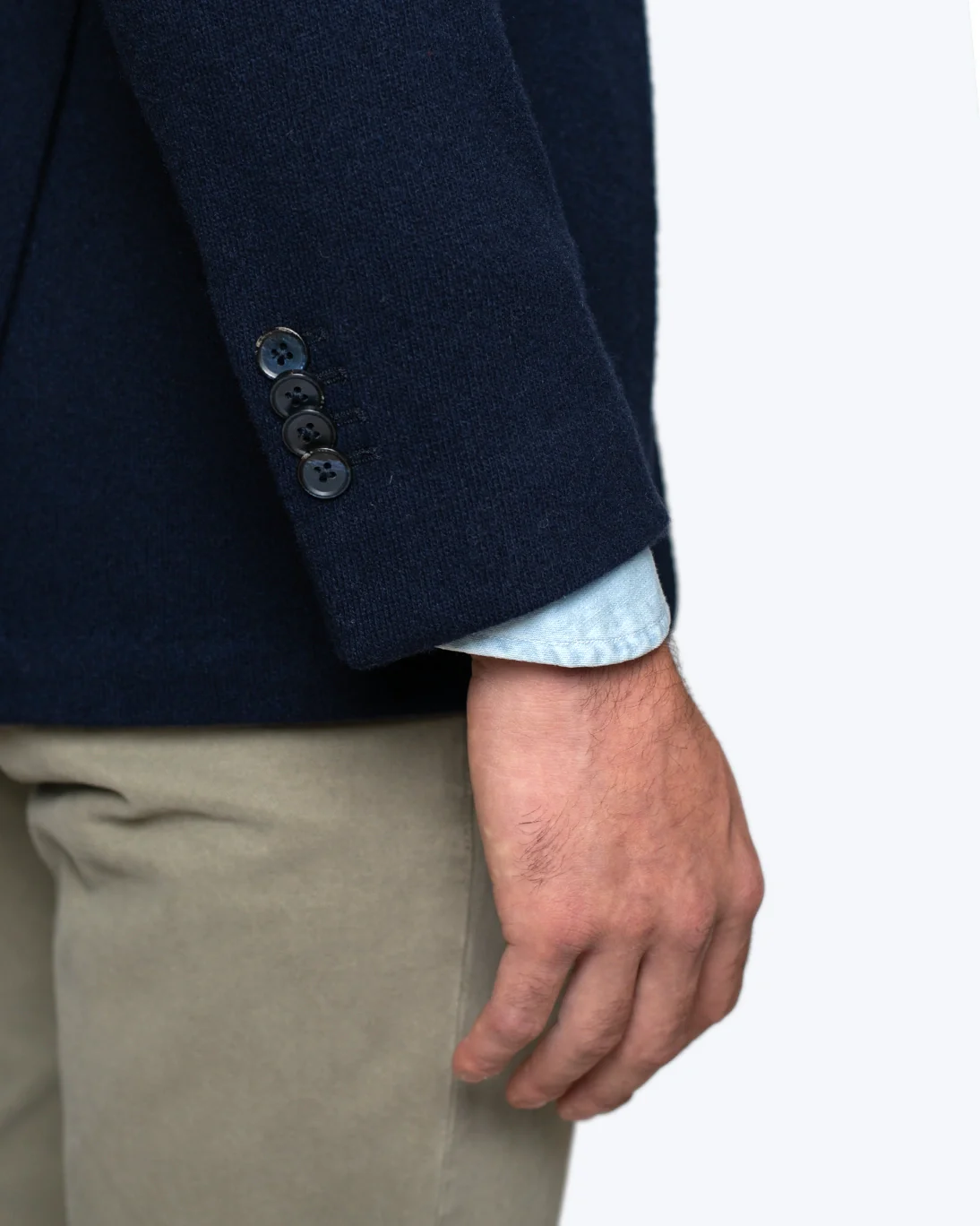 BLAZER DE CASHMERE NAVY L.B.M 1911 - Imagen 4