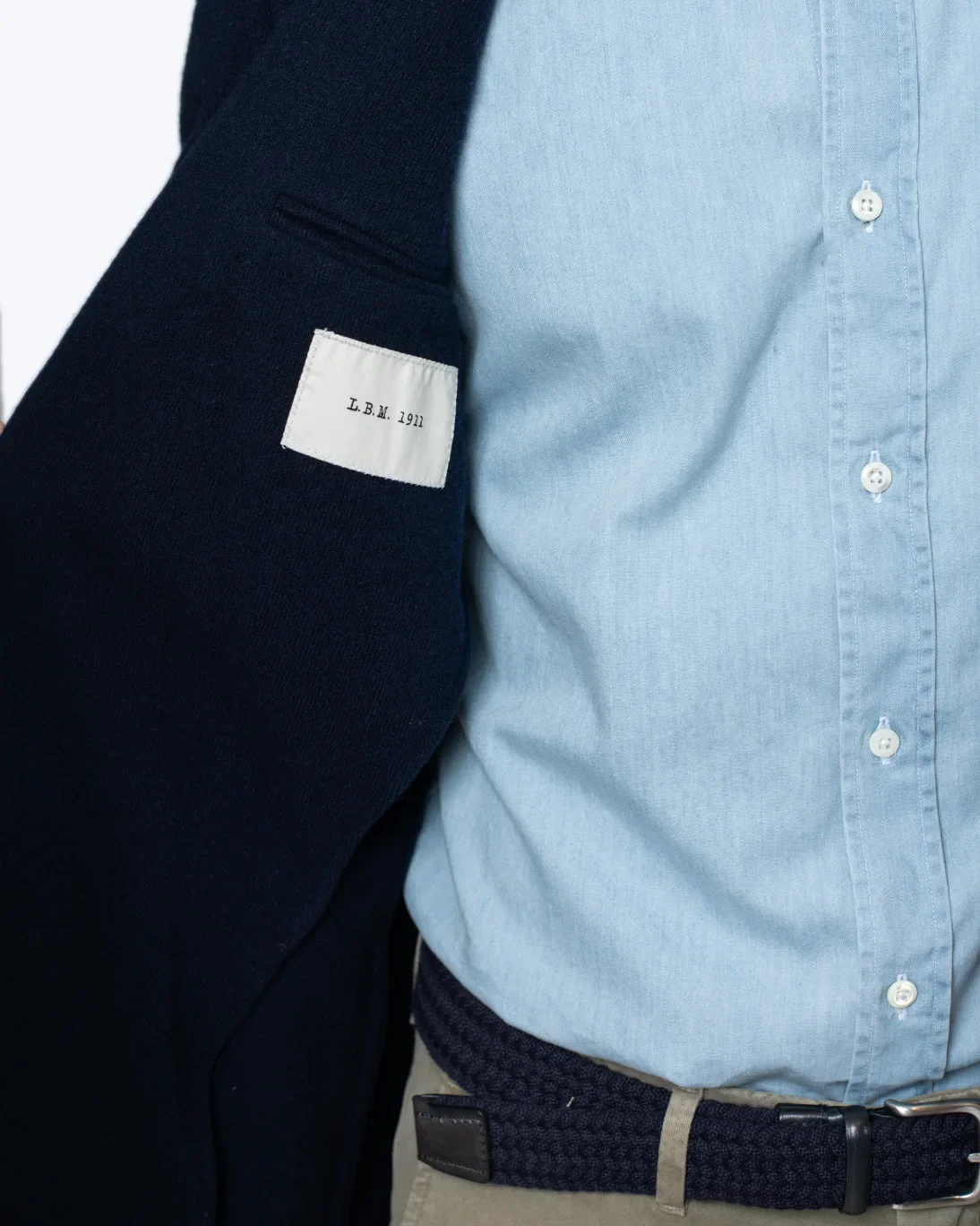 BLAZER DE CASHMERE NAVY L.B.M 1911 - Imagen 5