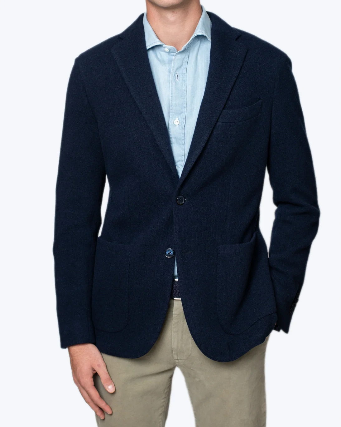 BLAZER DE CASHMERE NAVY L.B.M 1911