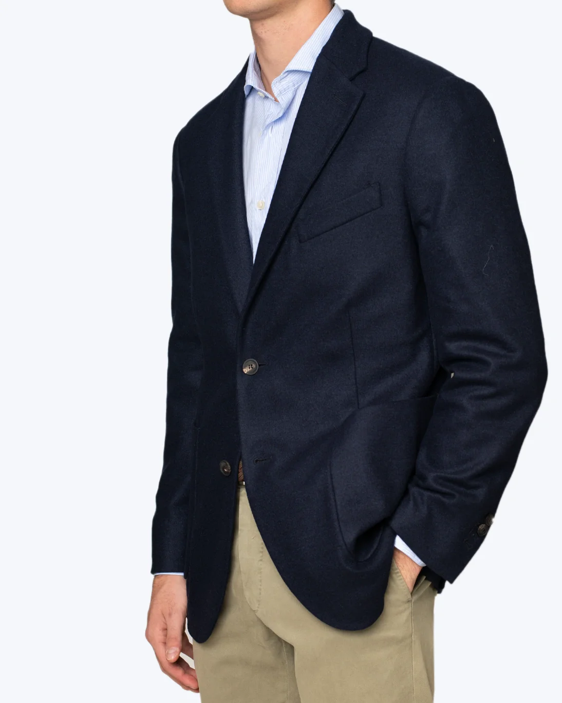 BLAZER DE CASHMERE AZUL ALTEA