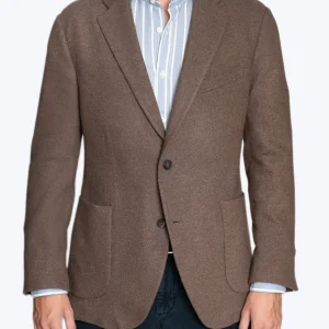 BLAZER DE CASHMERE MARRÓN ALTEA