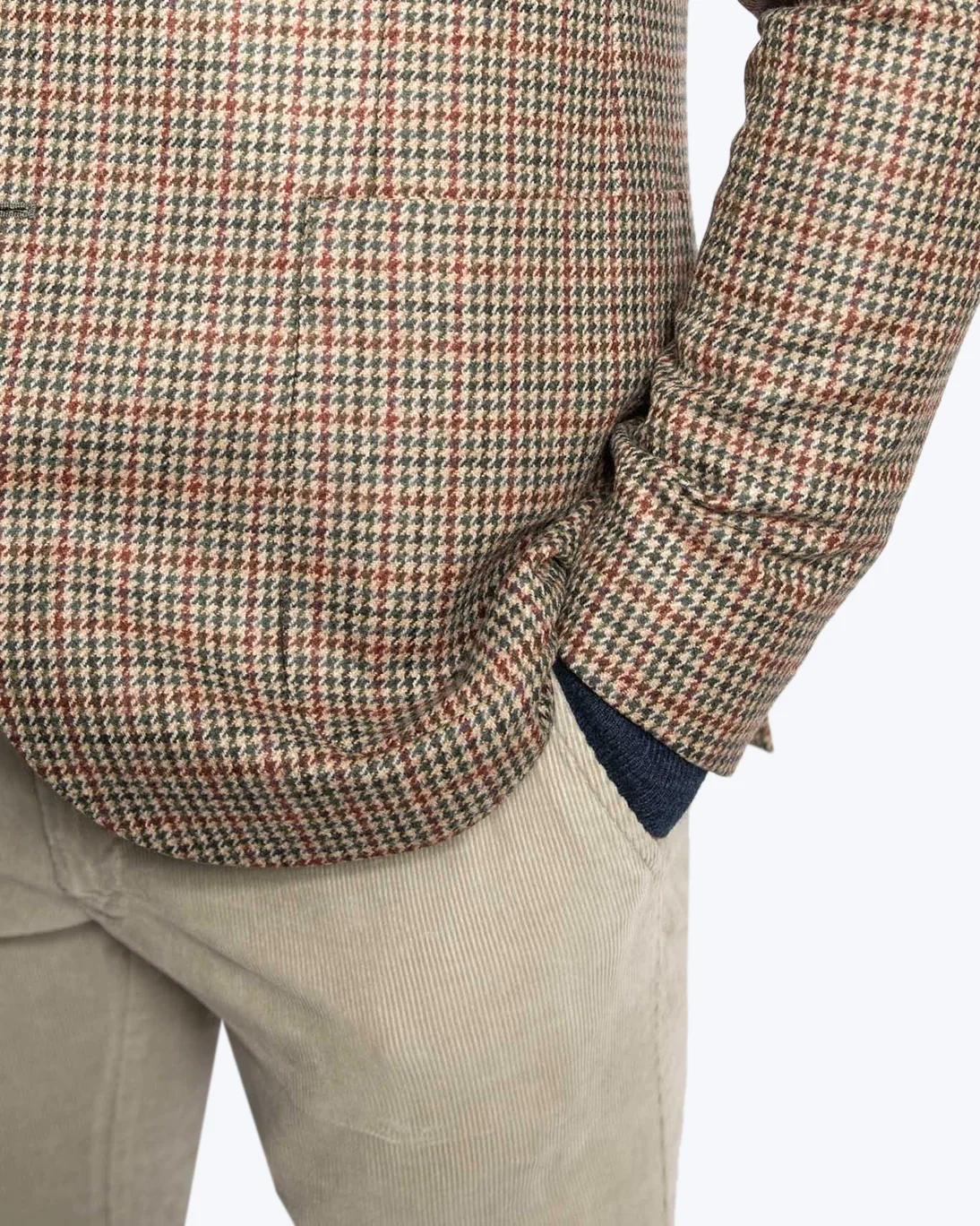 BLAZER DE LANA PATA DE GALLO BREUER - Imagen 4