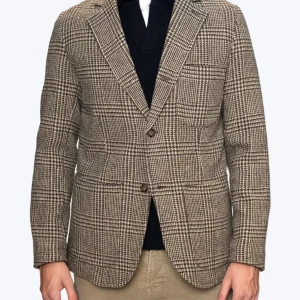 BLAZER PATA DE GALLO MARRÓN SEBAGO