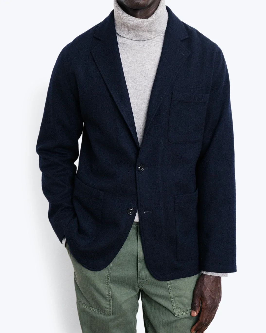 BLAZER DE LANA AZUL MARINO HARTFORD