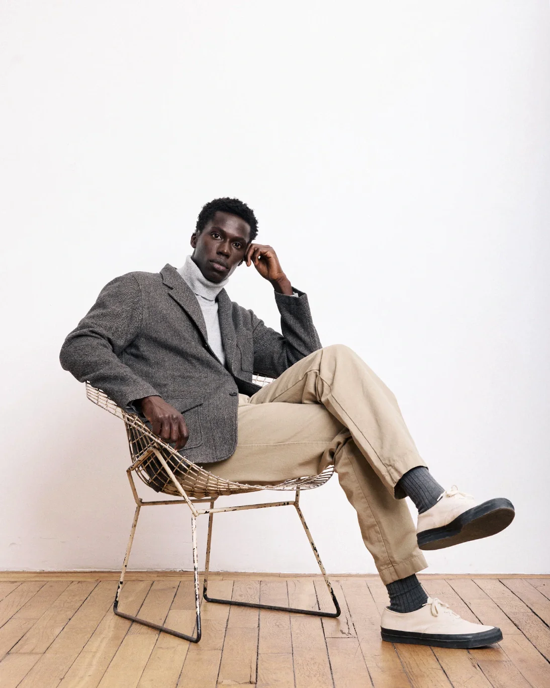 BLAZER DE ESPIGA MARRÓN HARTFORD - Imagen 4