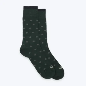 CALCETINES VERDES CON TOPOS INTHEBOX