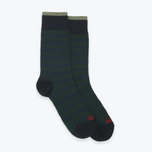 CALCETINES DE RAYAS AZUL Y VERDES INTHEBOX