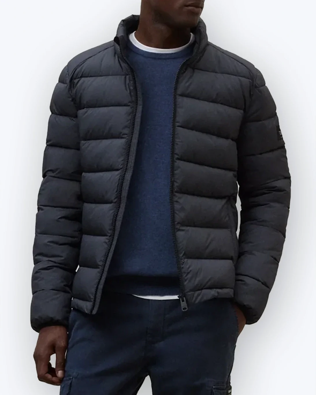 PLUMAS GRIS OSCURO ECOALF