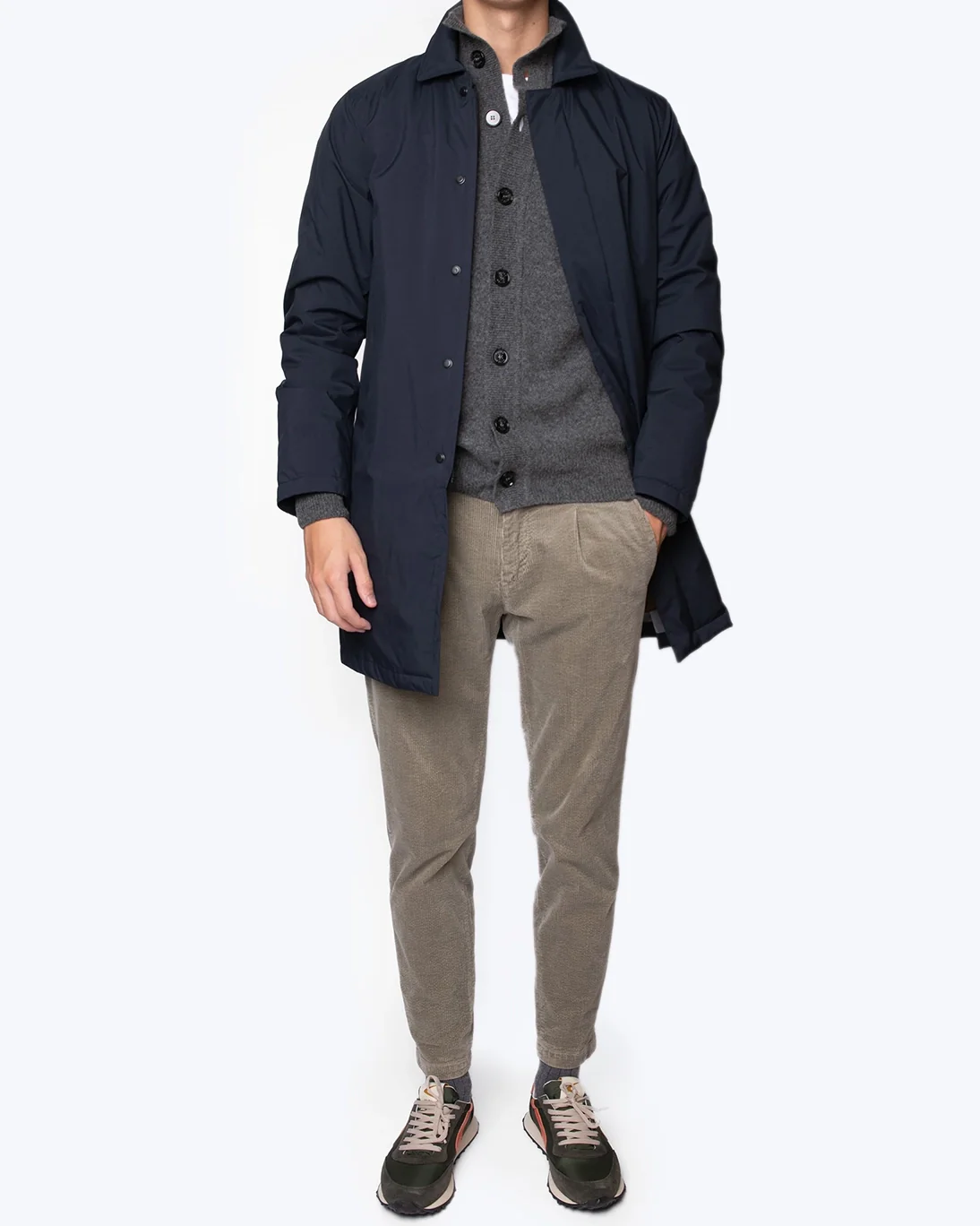 GABARDINA AZUL MARINO ACOLCHADA AT.P.C.O.