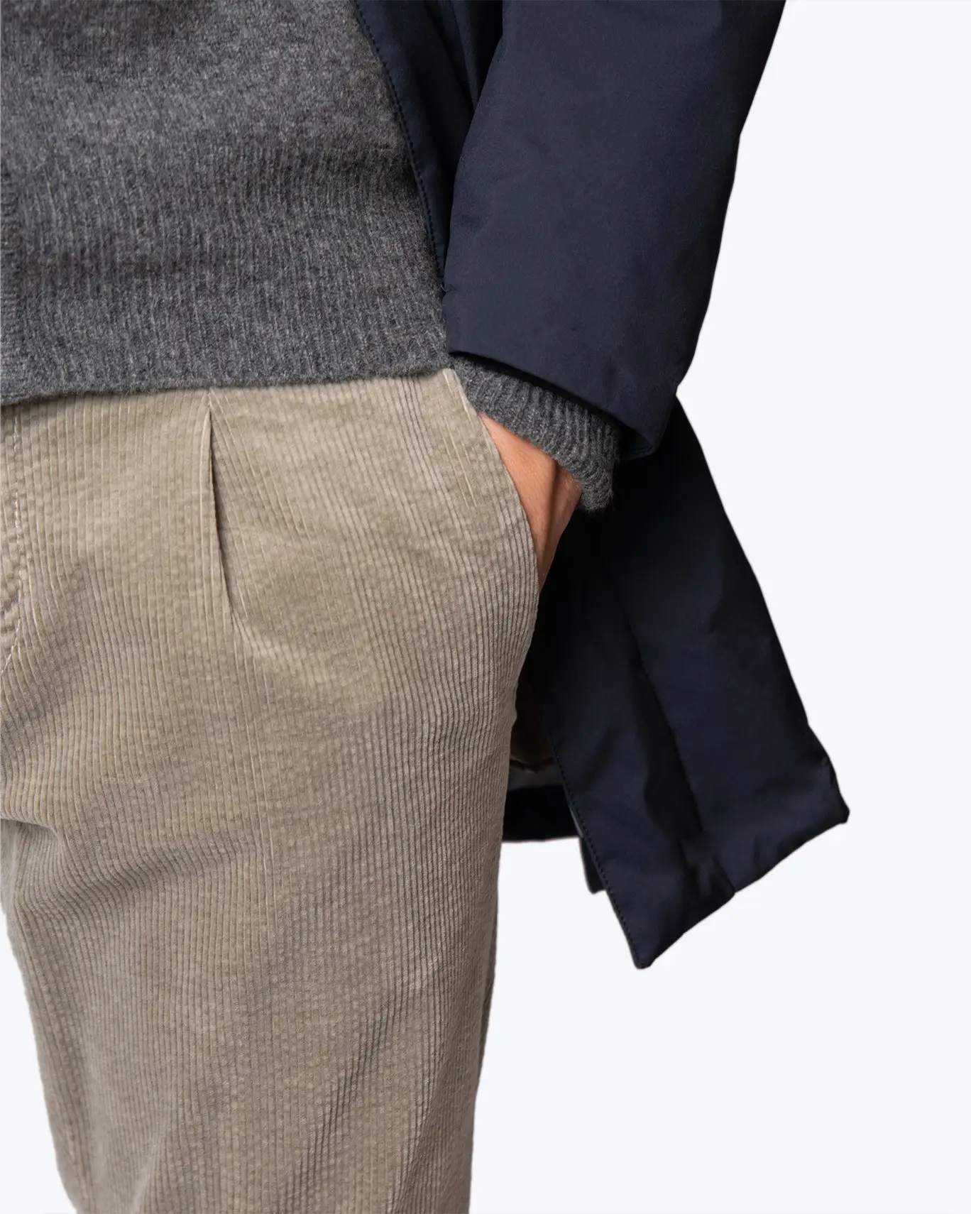 GABARDINA AZUL MARINO ACOLCHADA AT.P.C.O. - Imagen 3